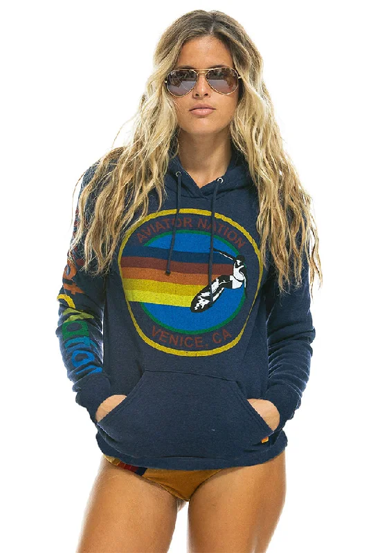 Aviator Nation Pullover Hoodie in Navy