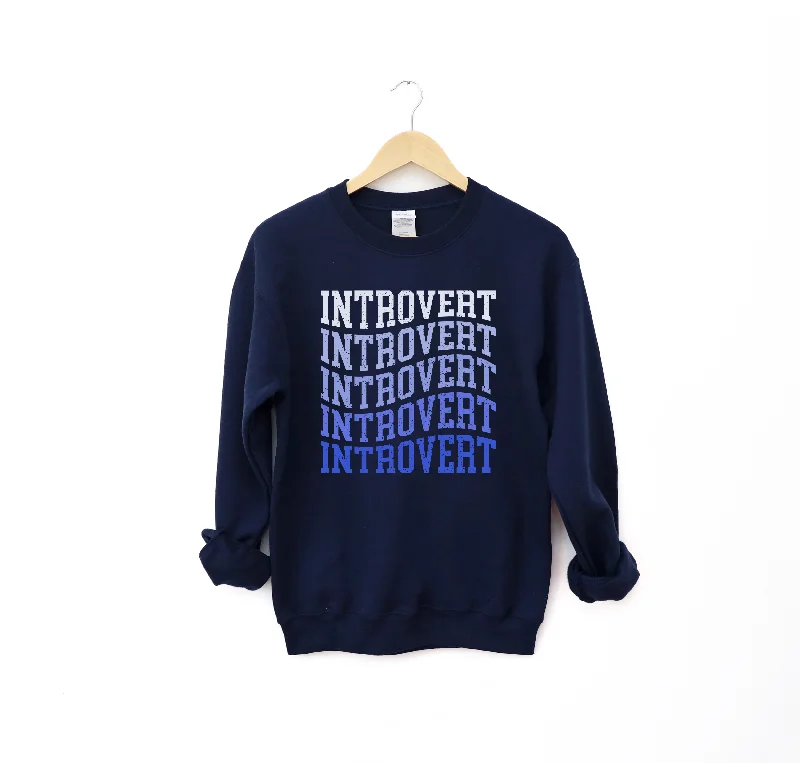 introvert ombre sweatshirt