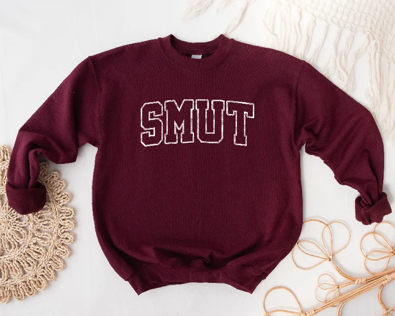 smut varsity sweatshirt