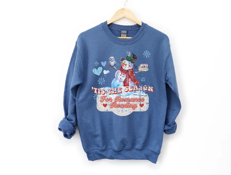 tis the season for romance reading sweatshirt