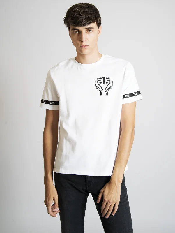 T-shirt Girocollo Bianco