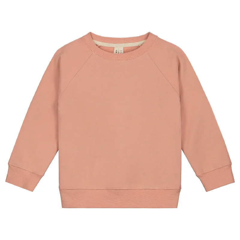 Crew Neck Sweater in Rustic Clay by Gray Label - Last One In Stock - 7-8 Years