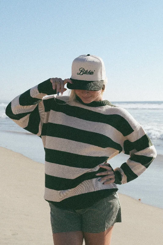 Evergreen Stripe Sweater