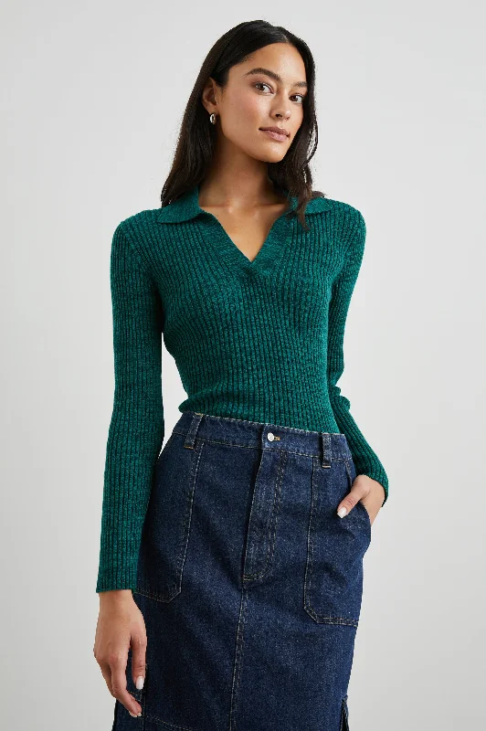 KENNEDY SWEATER - EVERGREEN