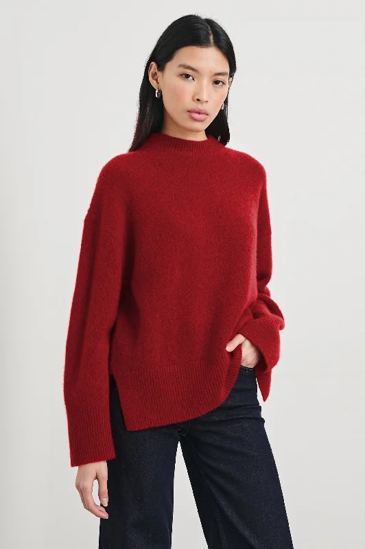 MIRANDA SWEATER - MERLOT