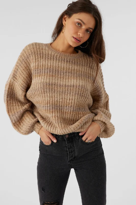 O'Neill Bayou Sweater-Tobacco Brown