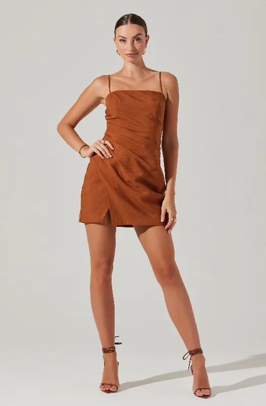 Isadora Draped Mini Dress