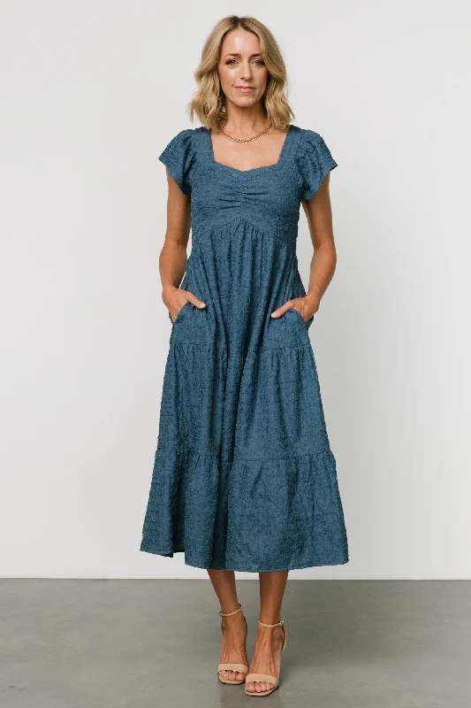 Kesler Midi Dress | Blue