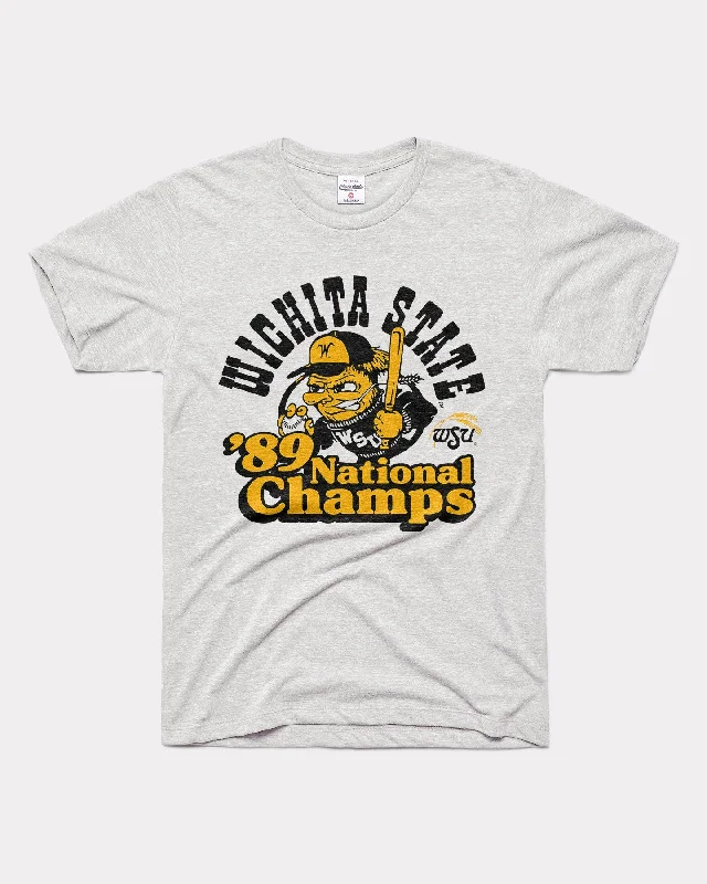 1989 Wichita State National Champs Ash T-Shirt