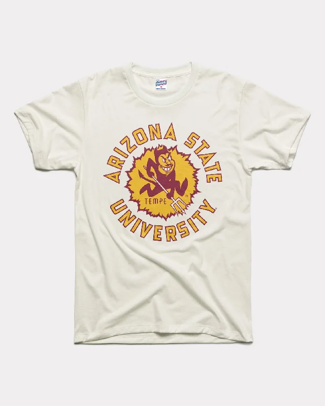 Arizona State University Sunburst White T-Shirt