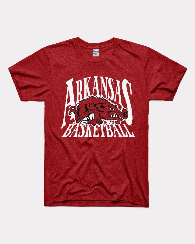 Arkansas Basketball Arch Cardinal T-Shirt