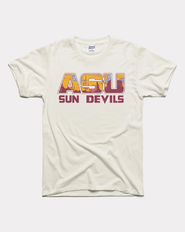 ASU Sundevils Landmark Vintage White T-Shirt