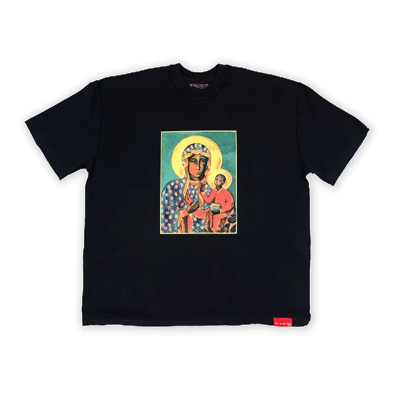 Black Madonna T-Shirt - Black