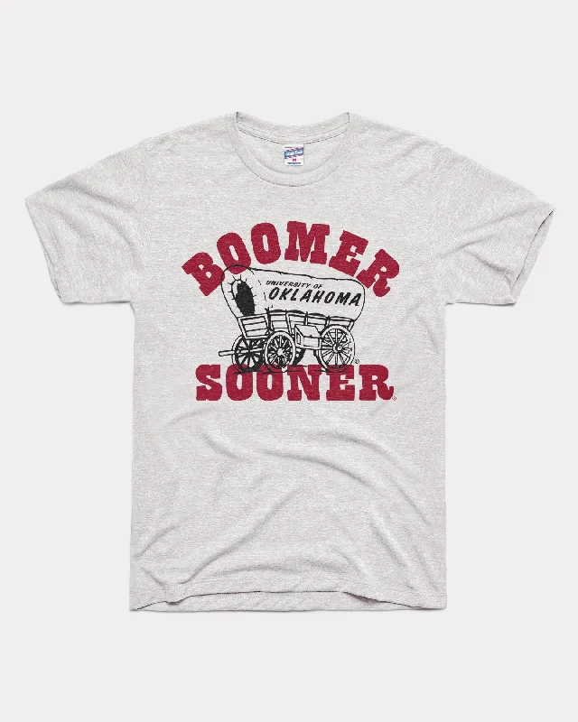 Boomer Sooner Oklahoma Wagon Ash T-Shirt