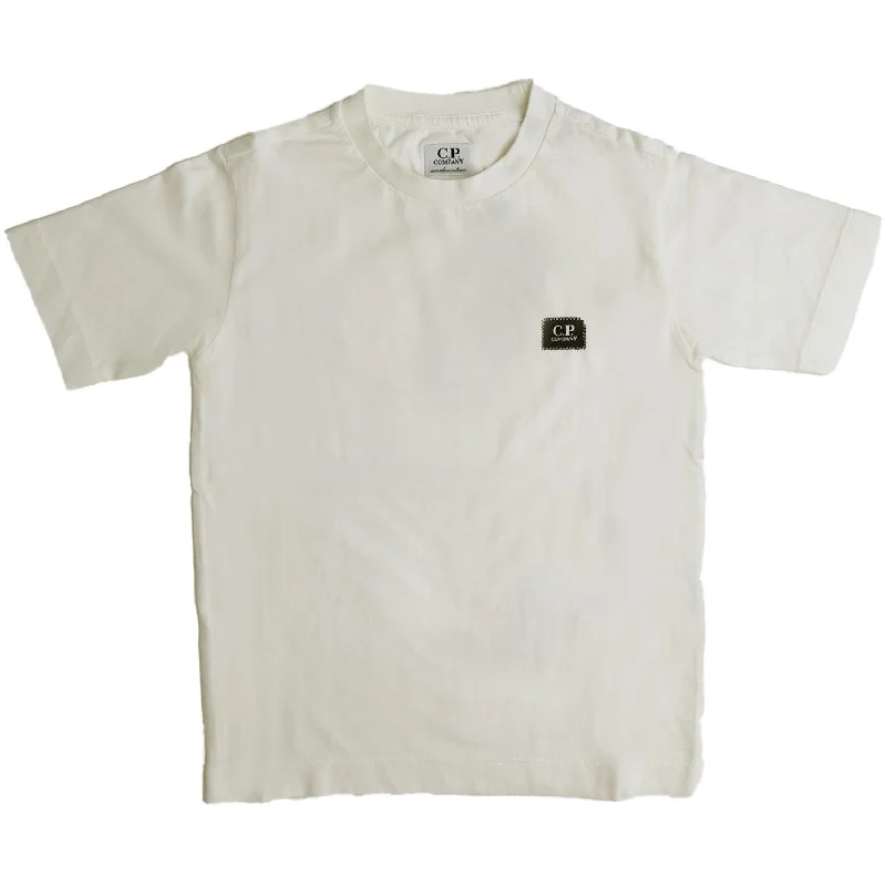 C.P. Company Gauze White T-Shirt Short Sleeve