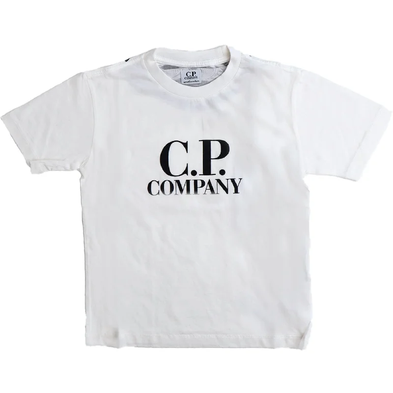 C.P. Company Gauze White T-Shirt Short Sleeve