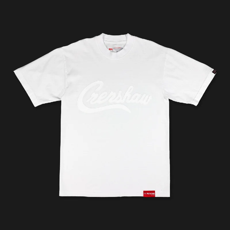 Limited Edition Crenshaw T-Shirt - White/White