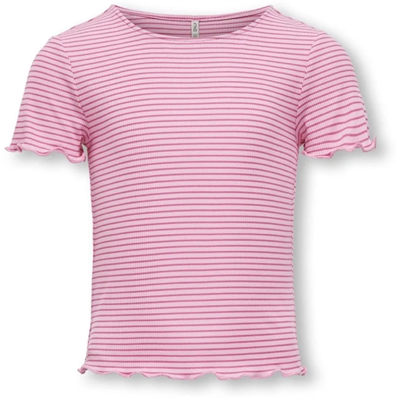 Kids ONLY Begonia Pink Wilma Life Rib Top