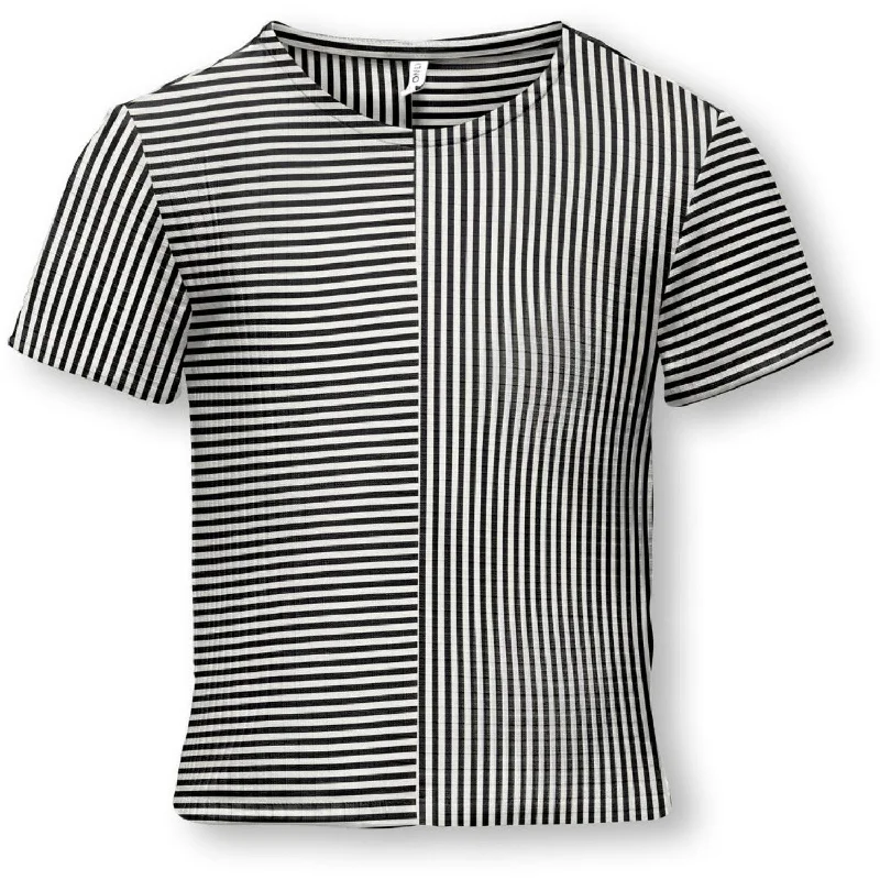 kids ONLY Black Cloud Dancer Nella Striped O-Neck Top