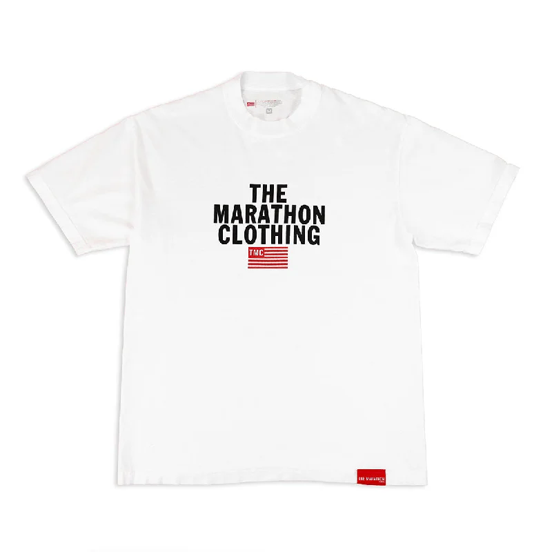 Limited Edition TMC Stacked Logo T-Shirt - White