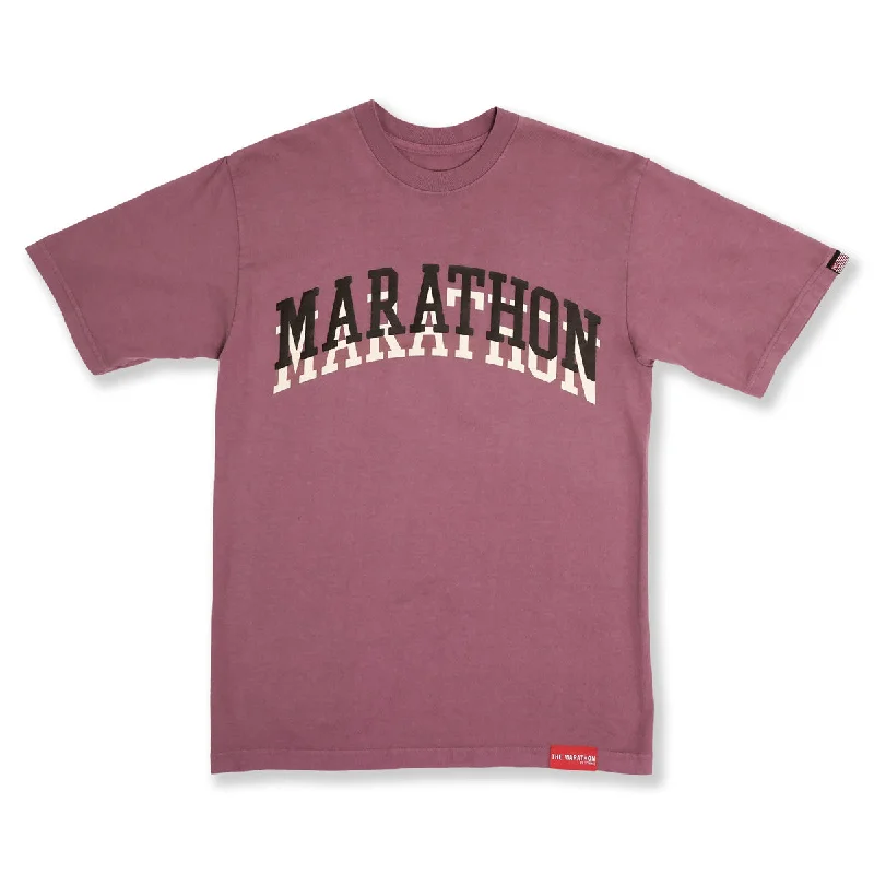 Marathon Double Arch T-Shirt - Antique Mauve