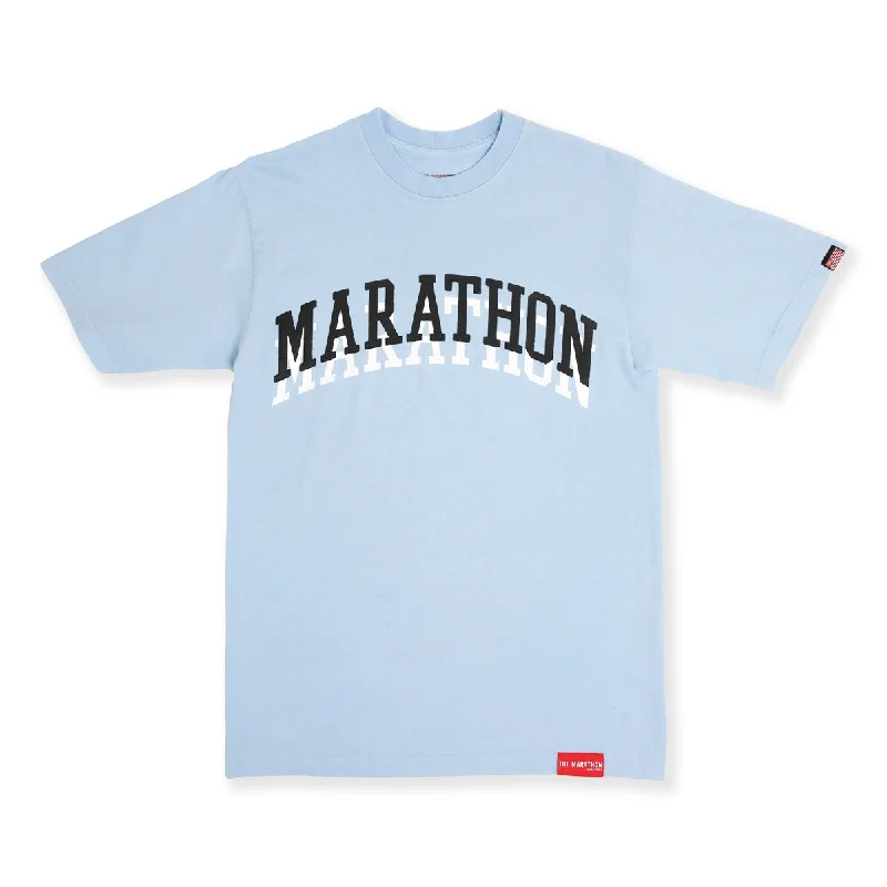 Marathon Double Arch T-Shirt - Powder Blue