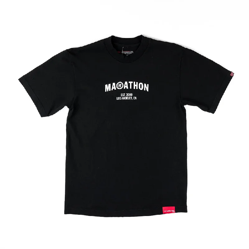 Marathon Registered T-Shirt - Black/White