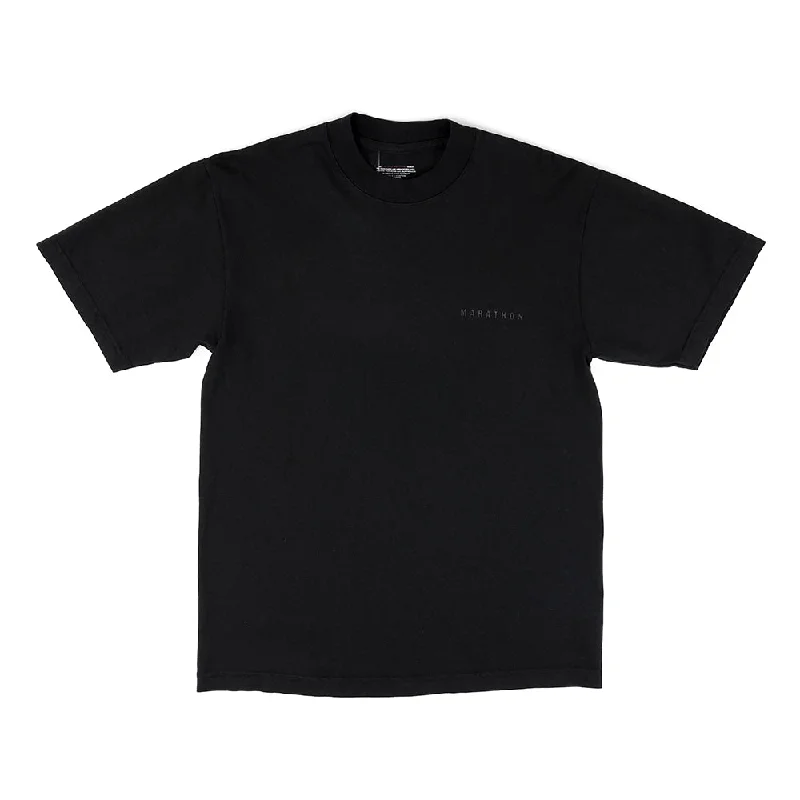 Marathon Signature Classic T-Shirt - Black/Black