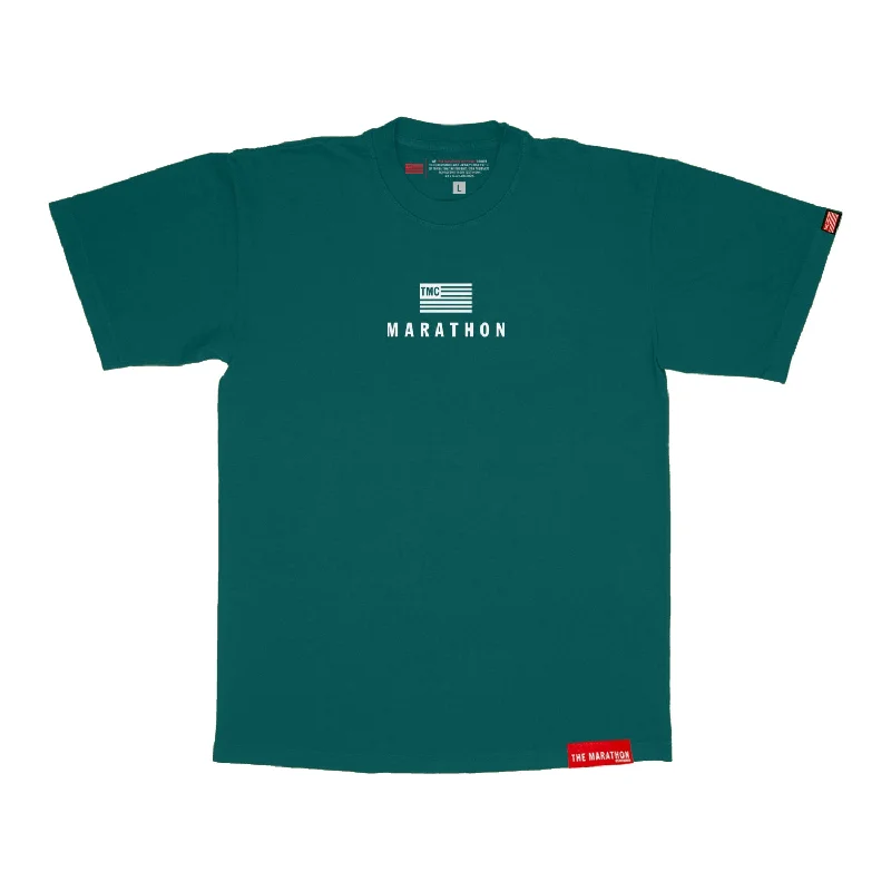 Modern Stack T-Shirt - Northwest Green/White