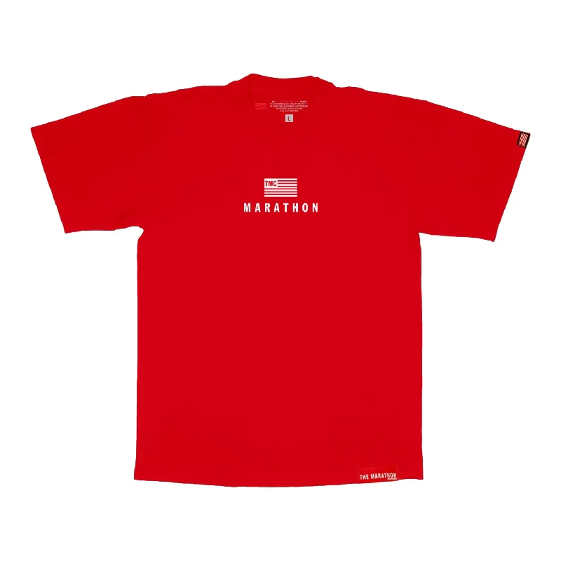 Modern Stack T-Shirt - Red/White