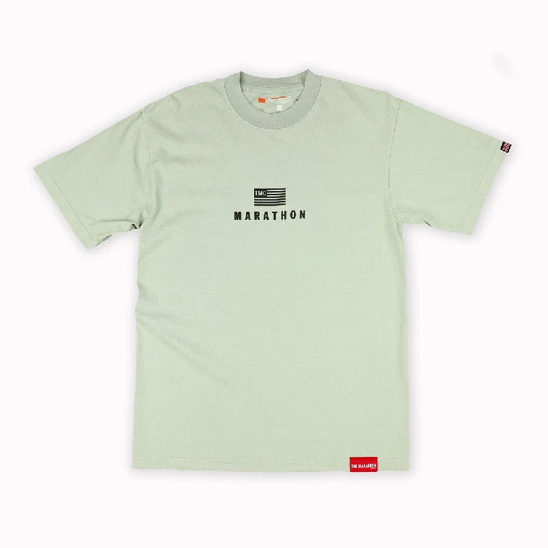 Modern Stack T-Shirt - Sage/Black