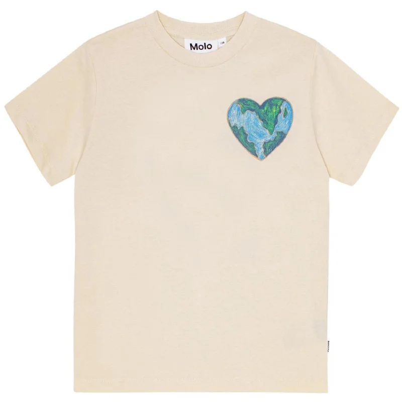 Molo World Play Heart Roxo Tee Ss