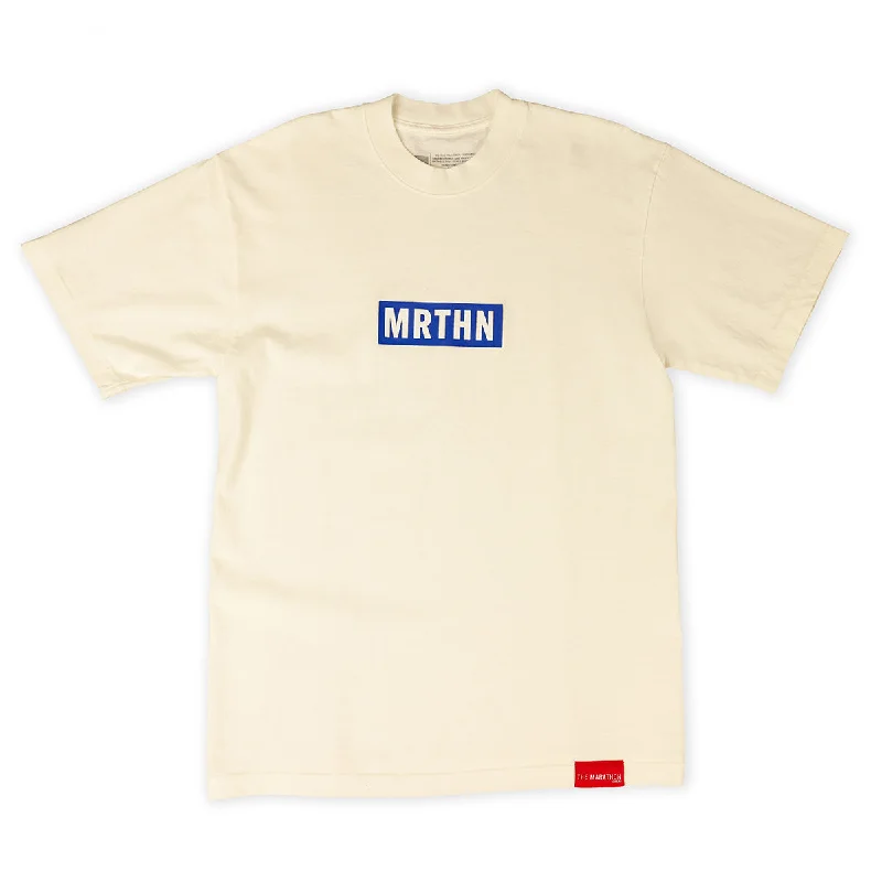 MRTHN T-shirt - Vintage White/Royal