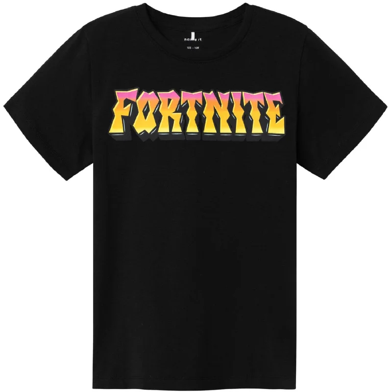 Name It Black Maois Fortnite T-Shirt