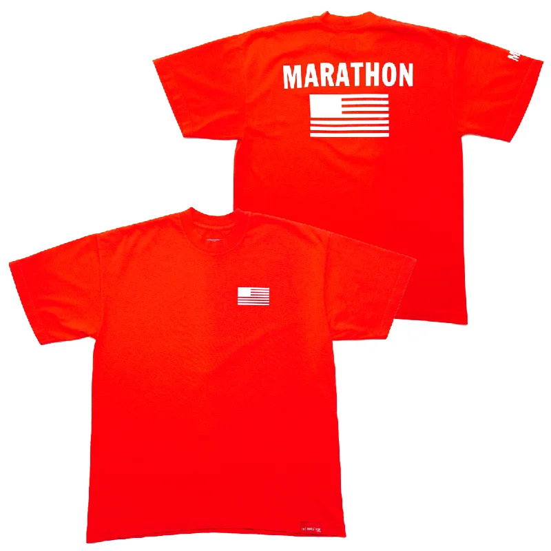 TMC Color Block Flag T-shirt - Red/White