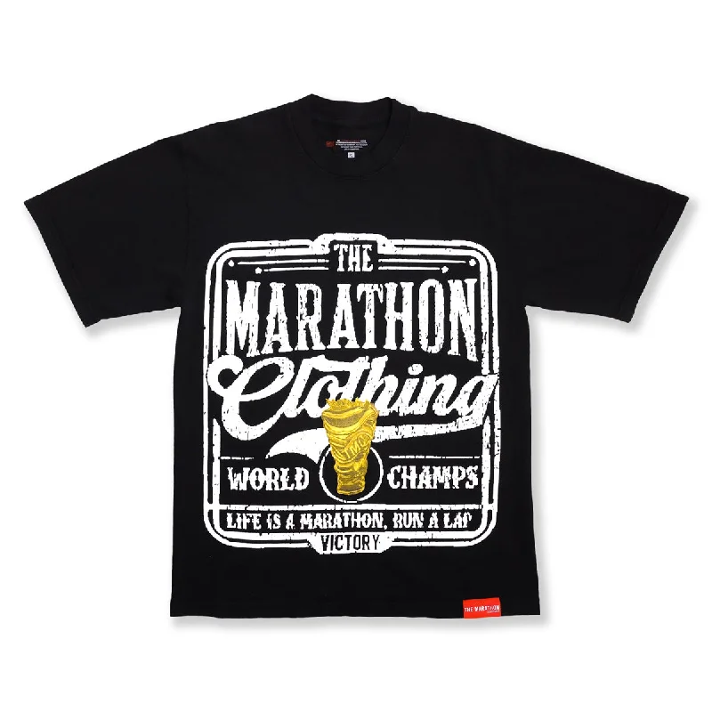 Vintage Marathon World Champs T-Shirt - Black