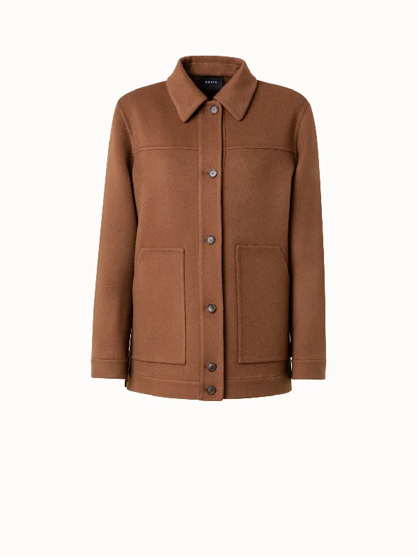 Cashmere Double-Face Shirt Jacket