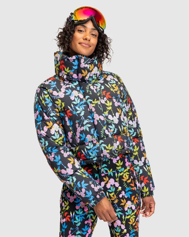 Womens Roxy X Rowley Short Puffer Jk Jackets