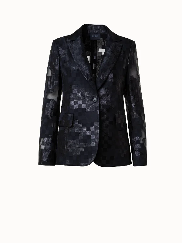 Square Jacquard Jacket